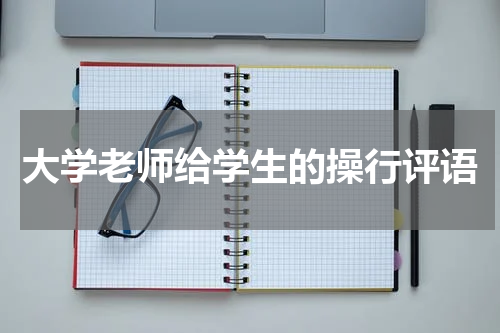 大学老师给学生的操行评语
