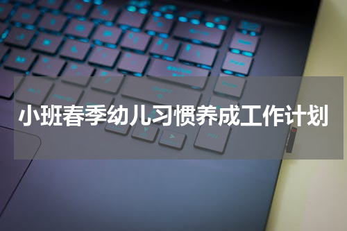 小班春季幼儿习惯养成工作计划