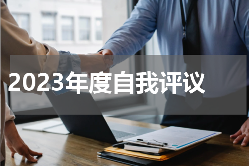2023年度自我评议