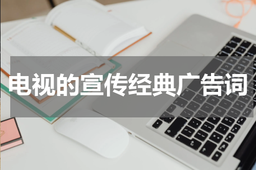 电视的宣传经典广告词