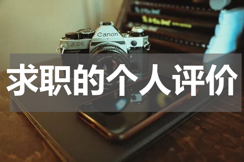 求职的个人评价