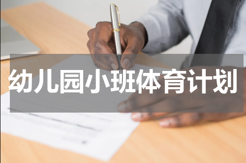 幼儿园小班体育计划