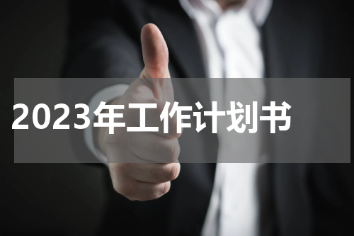 2023年工作计划书
