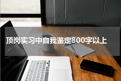 顶岗实习中自我鉴定800字以上