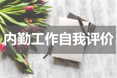 内勤工作自我评价
