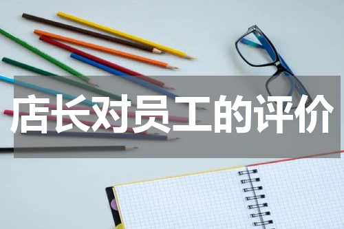 店长对员工的评价