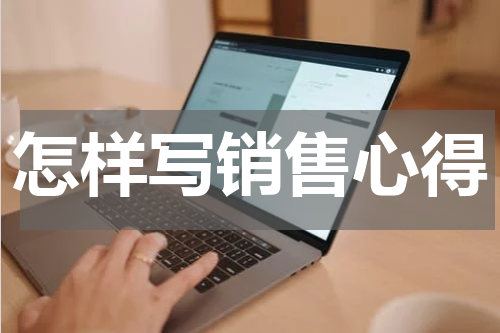 怎样写销售心得