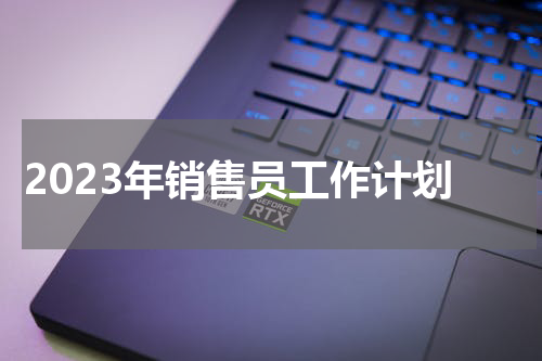 2023年销售员工作计划