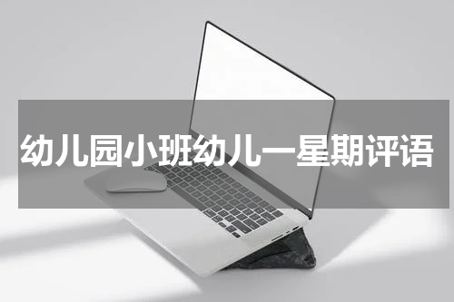 幼儿园小班幼儿一星期评语