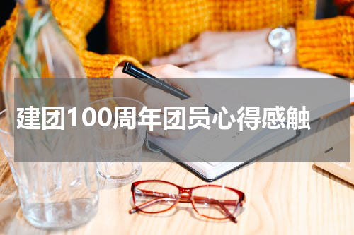 建团100周年团员心得感触