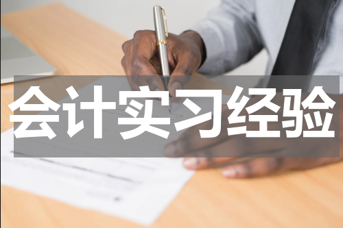会计实习经验