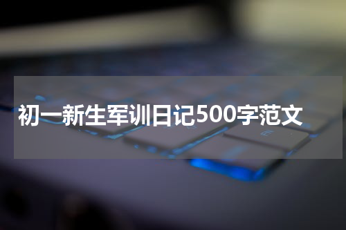 初一新生军训日记500字范文