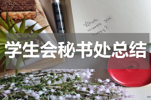 学生会秘书处总结