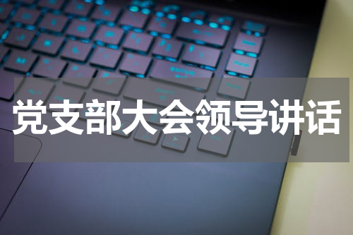 党支部大会领导讲话