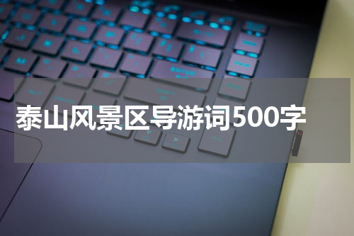 泰山风景区导游词500字
