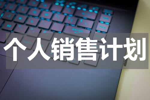 个人销售计划