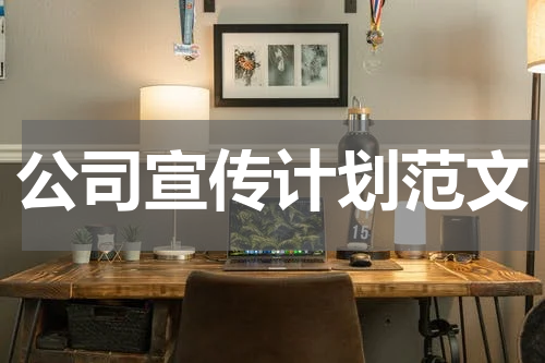 公司宣传计划范文