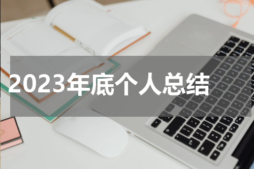 2023年底个人总结