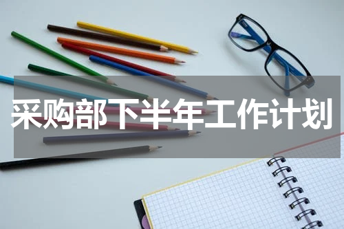 采购部下半年工作计划