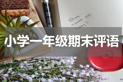小学一年级期末评语