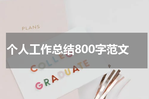 个人工作总结800字范文