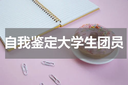 自我鉴定大学生团员