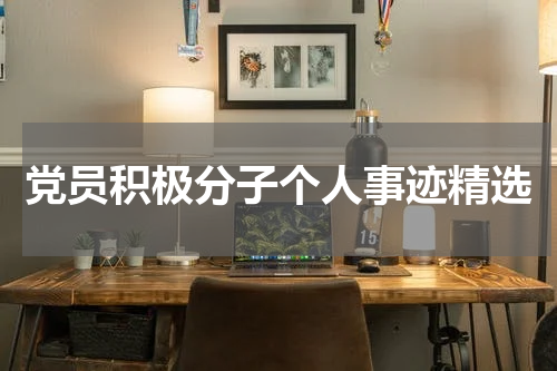 党员积极分子个人事迹精选