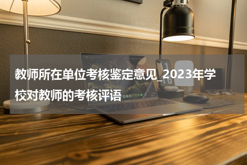 教师所在单位考核鉴定意见_2023年学校对教师的考核评语