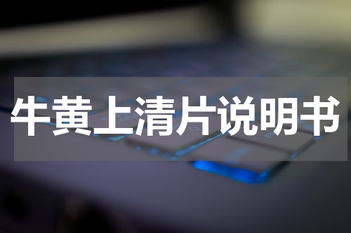 牛黄上清片说明书