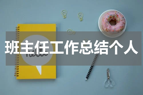 班主任工作总结个人