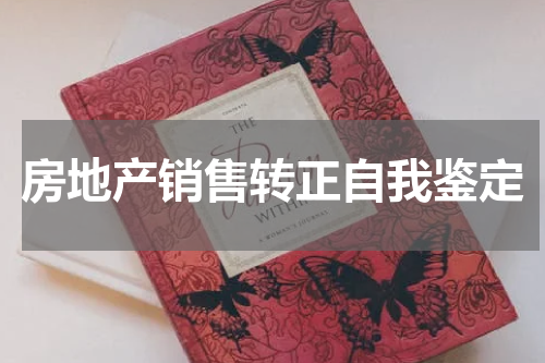 房地产销售转正自我鉴定