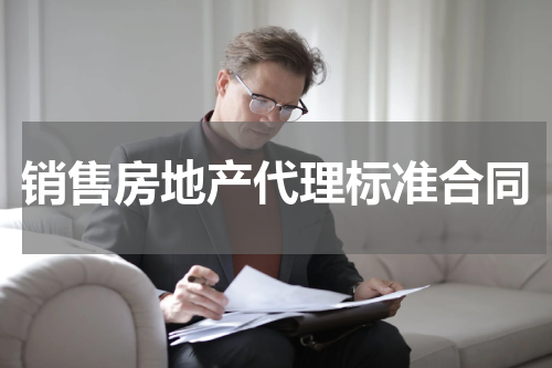 销售房地产代理标准合同
