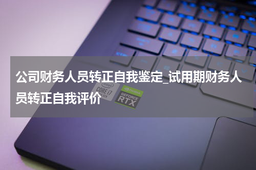 公司财务人员转正自我鉴定_试用期财务人员转正自我评价
