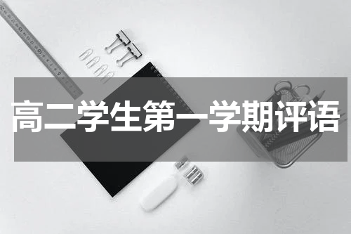 高二学生第一学期评语