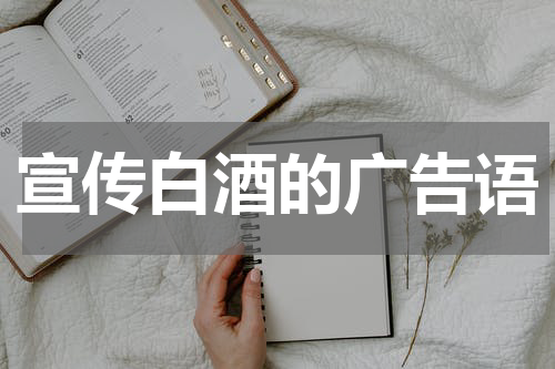 宣传白酒的广告语