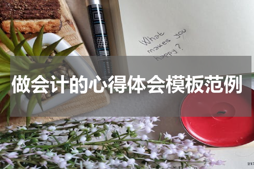 做会计的心得体会模板范例