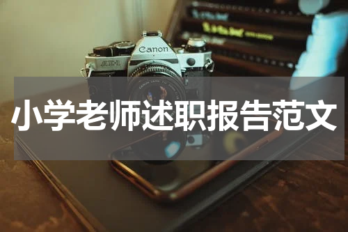 小学老师述职报告范文