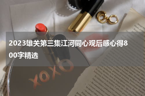 2023雄关第三集江河同心观后感心得800字精选