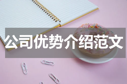 公司优势介绍范文