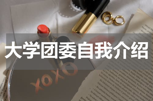 大学团委自我介绍