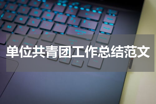 单位共青团工作总结范文