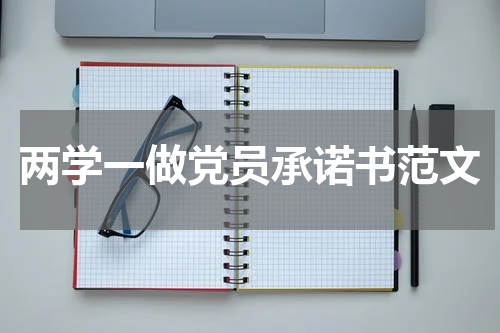 两学一做党员承诺书范文