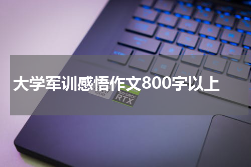 大学军训感悟作文800字以上