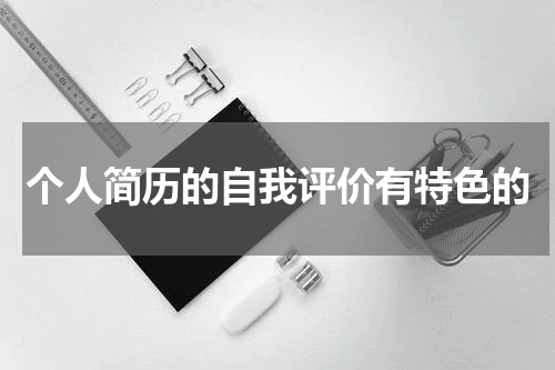 个人简历的自我评价有特色的