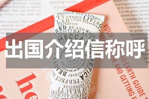 出国介绍信称呼