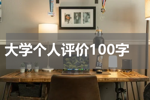 大学个人评价100字