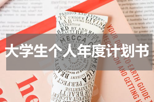 大学生个人年度计划书