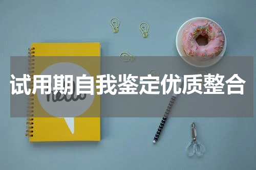 试用期自我鉴定优质整合