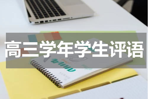 高三学年学生评语