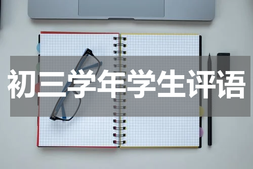 初三学年学生评语